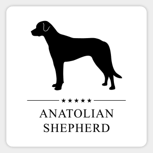 Anatolian Shepherd Black Silhouette Magnet